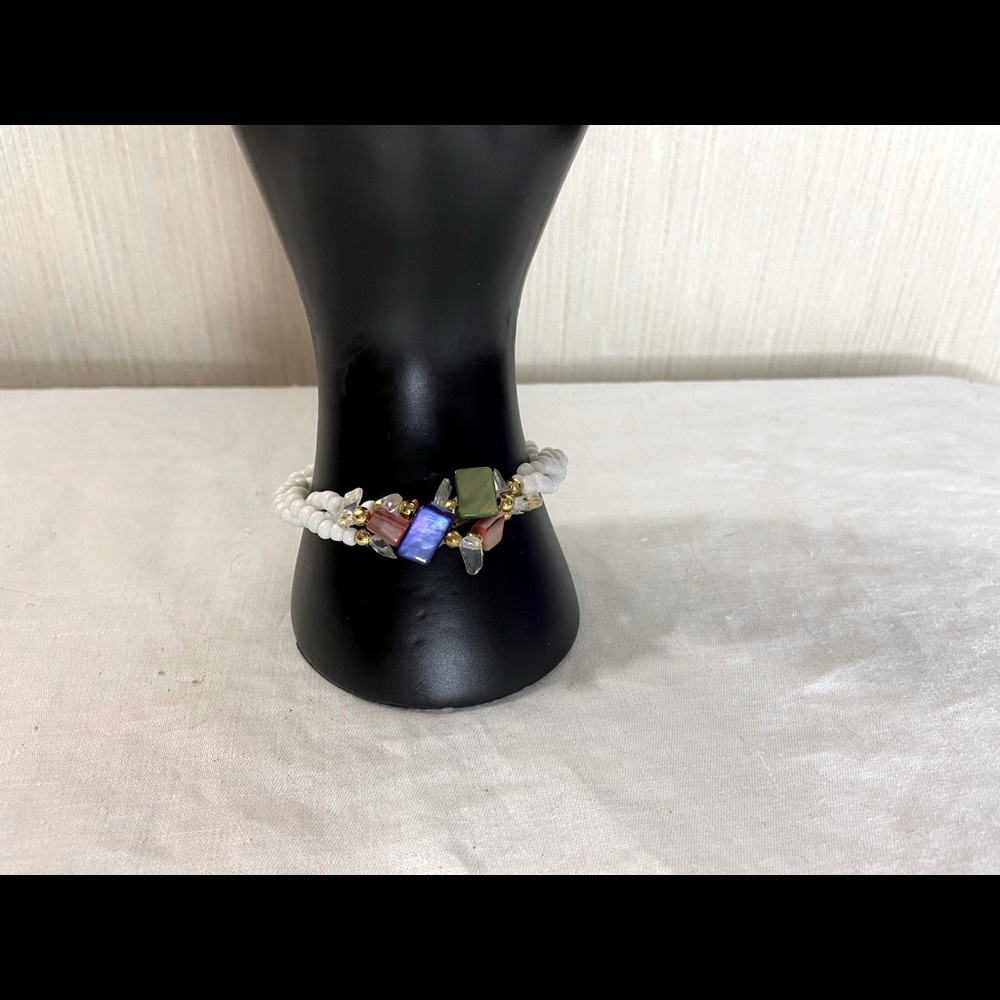 Glass Beaded Bracelet Vintage 2000s